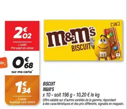 Netto Biscuit m&m's offre