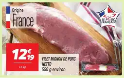 Netto Filet mignon de porc netto offre