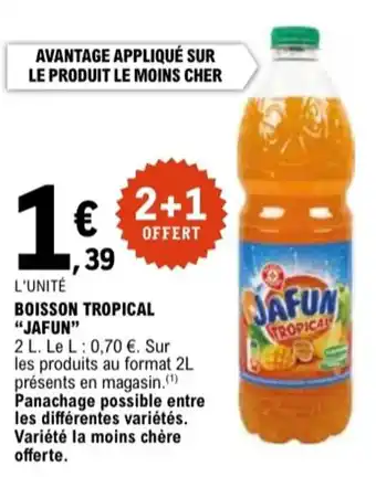 E.Leclerc "JAFUN" Boisson tropical offre