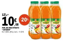 E.Leclerc "JAFADEN" Pur jus multifruits offre