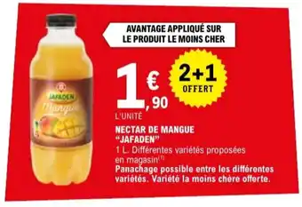 E.Leclerc "JAFADEN" Nectar de mangue offre