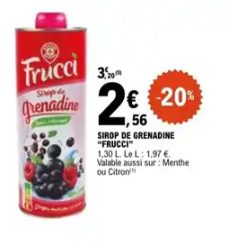 E.Leclerc "FRUCCI" Sirop de grenadine offre