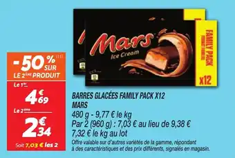 Netto Barres glacees family pack x12 mars offre