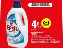 E.Leclerc "EPSIL" Lessive liquide offre