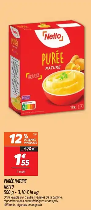 Netto Puree nature netto offre