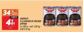 Netto Cassoulet a la saucisse de toulouse stephan offre