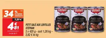 Netto Petit sale aux lentilles stephan offre