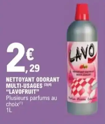 E.Leclerc "LAVOFRUIT" Nettoyant odorant multi-usages offre