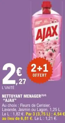 E.Leclerc "AJAX" Nettoyant menager offre