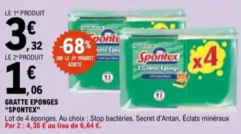 E.Leclerc "SPONTEX" Gratte eponges offre