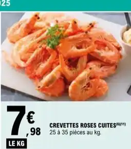 E.Leclerc Crevettes roses cuites offre