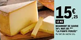 E.Leclerc Beaumont de savoie 34% mat.gr. (8)(1) "la pointe percée" offre