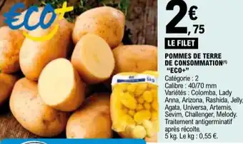 E.Leclerc "ECO+" Pommes de terre de consommation offre