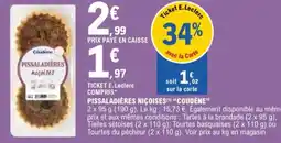 E.Leclerc "COUDENE" Pissaladières niçoises offre