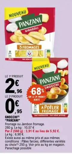 E.Leclerc PANZANI Gnocchi offre