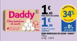 E.Leclerc "DADDY" Demi-morceaux de sucre offre