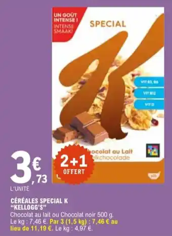 E.Leclerc "KELLOGG'S" Céréales special k offre