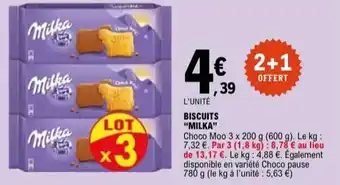 E.Leclerc "MILKA" Biscuits offre