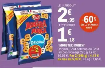 E.Leclerc "MONSTER MUNCH" offre