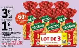 E.Leclerc "PANZANI" Pâtes les créatives offre