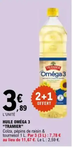 E.Leclerc "TRAMIER" Huile omega 3 offre