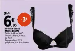 E.Leclerc Soutien-gorge moule femme offre