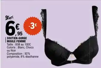 E.Leclerc Soutien-gorge moule femme offre