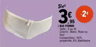 E.Leclerc Bas femme offre