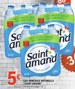 E.Leclerc "SAINT AMAND" Eau minérale naturelle offre