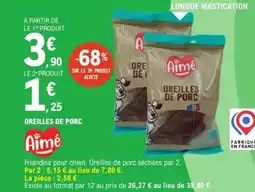 E.Leclerc AIME Oreilles de porc offre