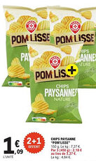 E.Leclerc "POM'LISSE" Chips paysanne offre