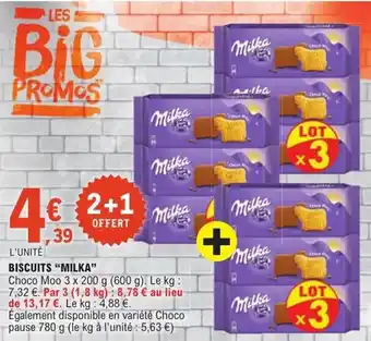 E.Leclerc "MILKA" Biscuits offre