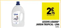 Supeco Lessive liquide jardin tropical - lina offre