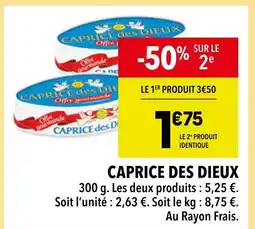 Supeco Caprice des dieux offre