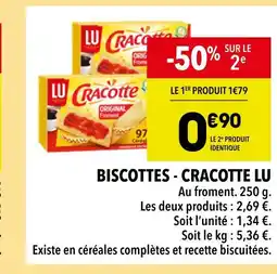 Supeco LU Cracotte offre