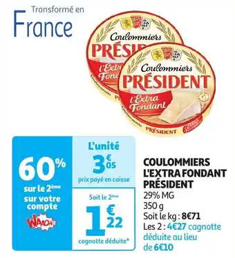 Auchan President coulommiers l'extr coulommiers offre