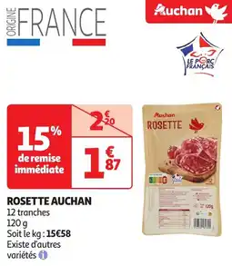 Auchan Auchan rosette offre