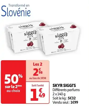 Auchan Skyr siggi's offre