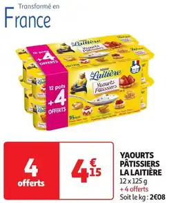 Auchan La laitière yaourts pâtissiers offre