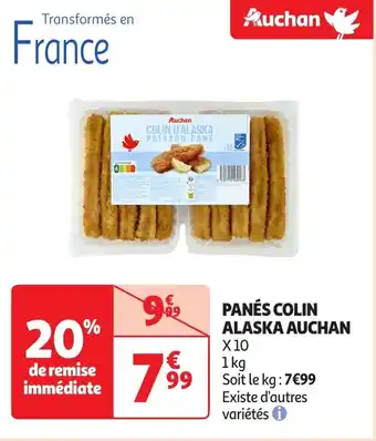 Auchan Alaska auchan panés colin offre