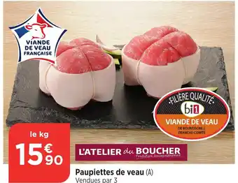 Bi1 Paupiettes de veau offre