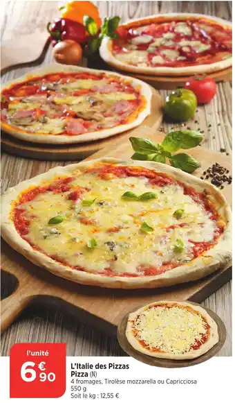 Bi1 L'Italie des Pizzas Pizza offre