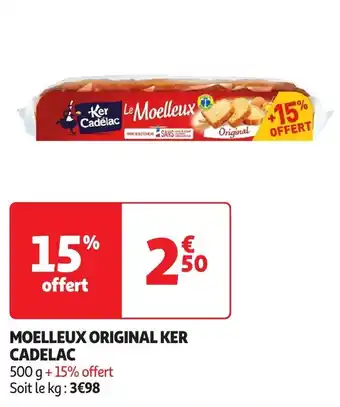 Auchan Cadelac moelleux original ker offre