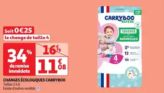 Auchan Carryboo changes écologiques offre