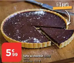 Bi1 Tarte au chocolat offre