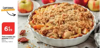 Bi1 Tarte crumble aux pommes offre