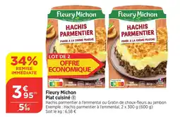 Bi1 FLEURY MICHON Plat cuisiné offre