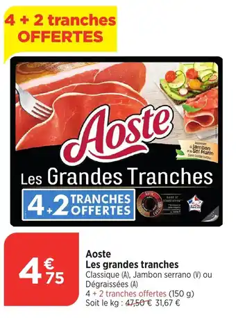 Bi1 AOSTE Les grandes tranches offre