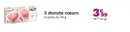 Picard PICARD 2 donuts cœurs offre