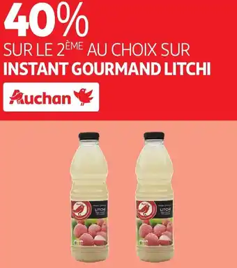 Auchan Auchan instant gourmand litchi offre